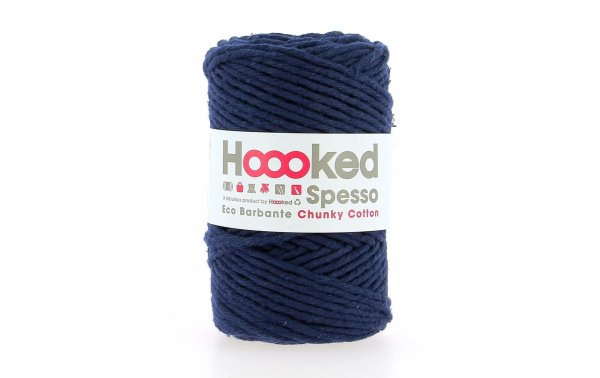 Hoooked Wolle Spesso Chunky Makramee Rope 500 g Marineblau