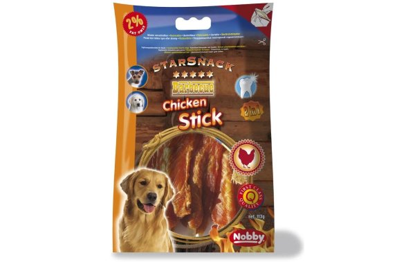 Nobby Kausnack StarSnack Barbecue Chicken Stick, 13.5 cm, 113 g
