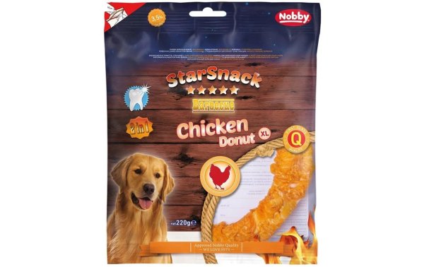 Nobby Kausnack StarSnack Barbecue Chicken Donut XL, 20 cm, 1 Stück