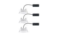 Paulmann Einbauspot LED Calla Basisset, 3 x 6W, 4.000K, Weiss