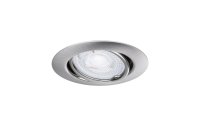 Paulmann Einbauspot LED Base Basisset, GU10, 10 x 10W, Eisen