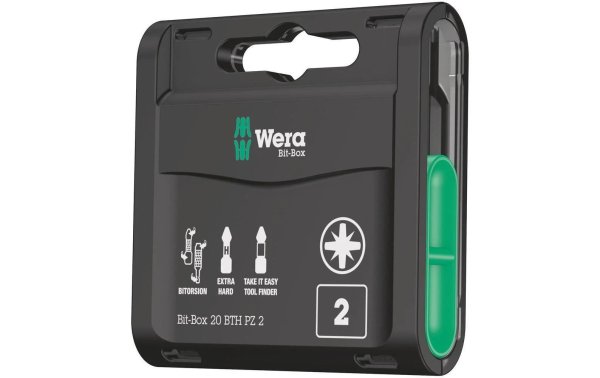 Wera Bit-Set 20 BTH PZ 2 20-teilig