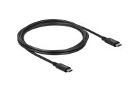 Delock USB4-Kabel 20 Gbps USB C - USB C 2 m