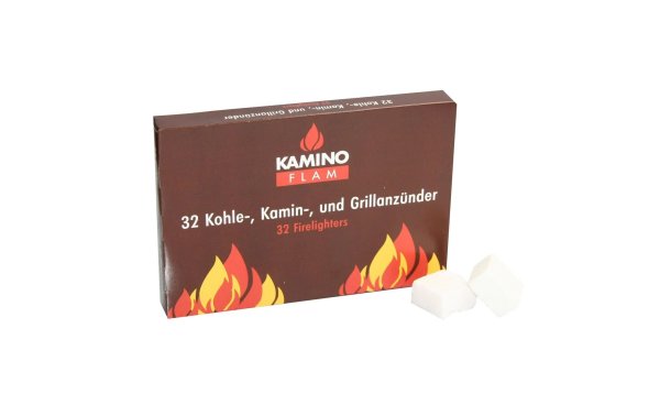 Kamino Grillanzünder Kohleanzünder, 32 Stück