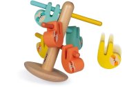 Janod Stapelspielzeug Balance-und Farbenspiel Faultier Holz