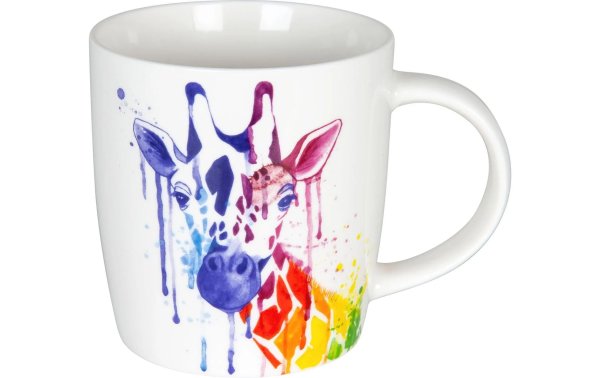 Könitz Universaltasse Giraffe watercoloured Animals 350 ml, 1 Stück