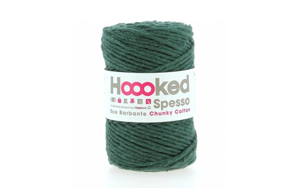 Hoooked Wolle Spesso Chunky Makramee Rope 500 g Dunkelgrün