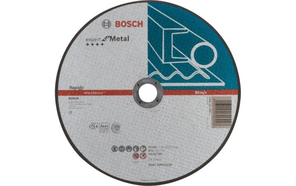 Bosch Professional Trennscheibe gerade Expert for Metal, 230 x 1.9 mm