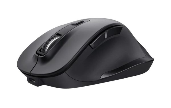 Trust Ergonomische Maus Fyda Rechargeable Schwarz