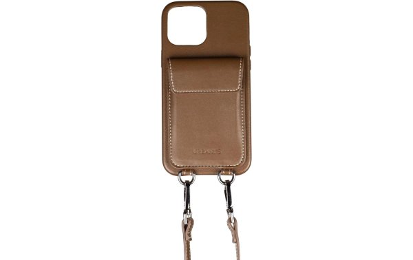 Urbanys Necklace Case Handekette+ iPhone 15 Pro Max Espresso Martini