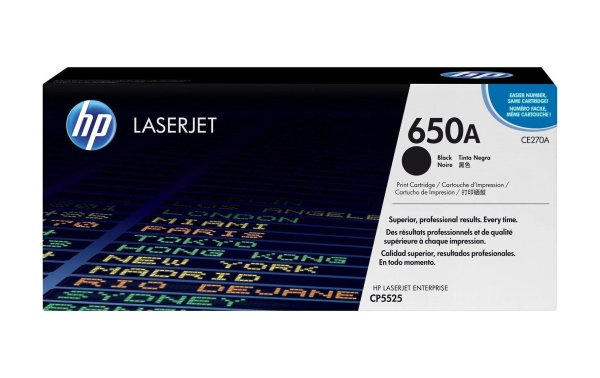 HP Toner Nr. 650A (CE270A) Black