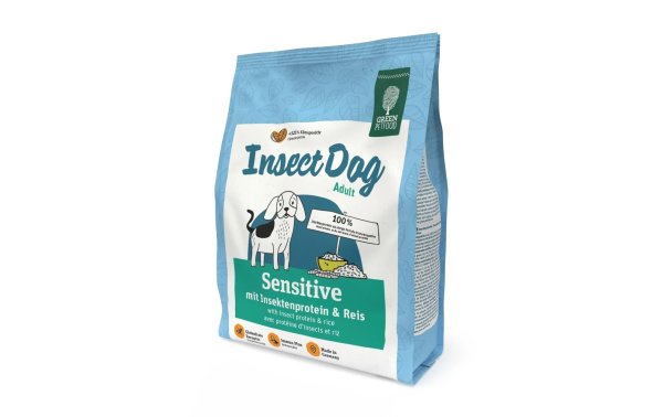 Green Petfood Trockenfutter InsectDog Sensitive, 0.9 kg