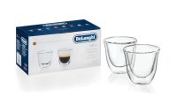 DeLonghi Espresso Becher 60 ml, 2 Stück, Transparent