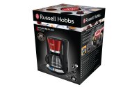 Russell Hobbs Filterkaffeemaschine Colours Plus Rot/Schwarz