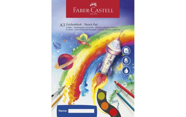 Faber-Castell Zeichenblock A3 10 Blatt