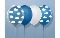 Partydeco Luftballon Wolken Blau/Weiss Ø 30 cm, 6...