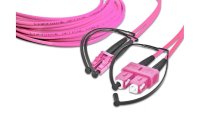 Lightwin LWL-Patchkabel LC-SC, Multimode, Duplex, OM4, 2m