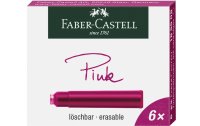 Faber-Castell Tintenpatrone Pink, 6 Stück