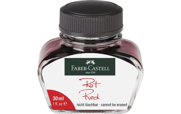 Faber-Castell Tintenglas 30 ml Rot