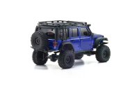 Kyosho Scale Crawler Mini-Z Jeep Wrangler Rubicon, Blau 1:24, ARTR