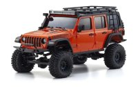 Kyosho Scale Crawler Mini-Z Jeep Wrangler Rubicon Orange...