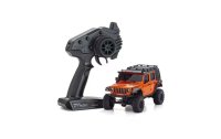 Kyosho Scale Crawler Mini-Z Jeep Wrangler Rubicon Orange...