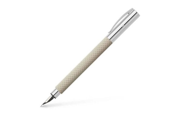 Faber-Castell Füllfederhalter Ambition OpArt Medium (M), Beige