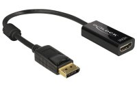 Delock Adapter DisplayPort - HDMI passiv, 4K/30Hz, schwarz