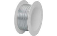 Stewo Satinband Doppel-Satin 3 mm x 5 m, Silber