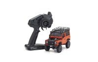 Kyosho Scale Crawler Mini-Z Land-Rover D90, Adventure Orange ARTR