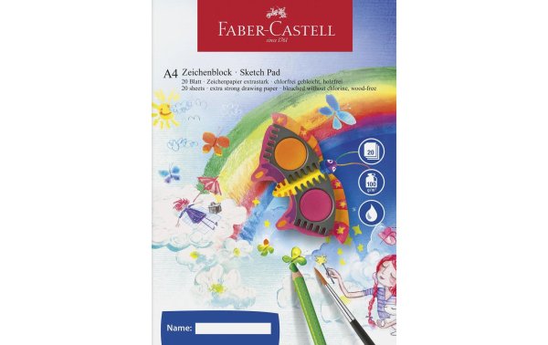 Faber-Castell Zeichenblock A4 20 Blatt