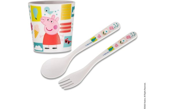 Koziol Kindergeschirrset Easy Peppa Pig 3-teilig