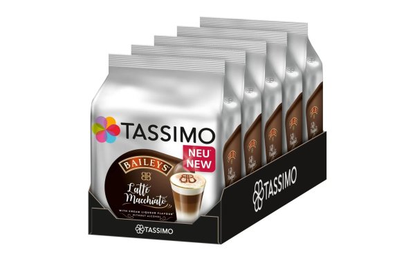 TASSIMO Kaffeekapseln Jacobs Latte Macchiato Baileys 40 Portionen