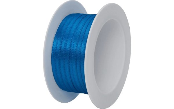 Stewo Satinband Doppel-Satin 3 mm x 5 m, Dunkelblau