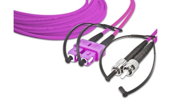 Lightwin LWL-Patchkabel SC-ST, Multimode, Duplex, OM4, 2m