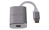 LMP Adapter USB-C - Mini-DP, 4K Silber