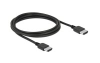 Delock Kabel hochflexibel, 4K 60Hz HDMI - HDMI, 1.5 m, Schwarz