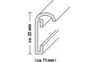 Hama Bilderrahmen Detroit Silber, 50 x 70 cm
