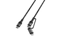 4smarts USB 2.0-Kabel ComboCord 3A USB C - Lightning/USB C 1.5 m