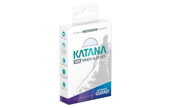 Ultimate Guard Kartenhülle Katana Inner Sleeves Standard Transparent 100