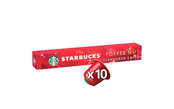 Starbucks Kaffeekapseln Toffee Nut Flavoured Coffee 10 Stück