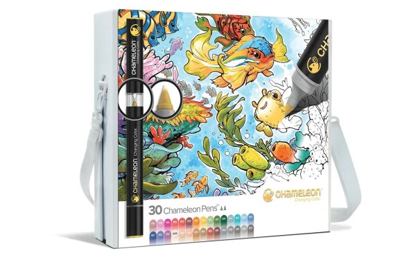 Chameleon Brushpen Fasermaler Color & Blending Set 30 Stück