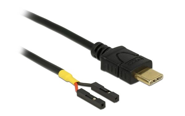 Delock USB-Stromkabel 2x Pfostenbuchse USB C - Pinheader 0.5 m