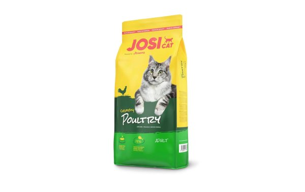 Josi Cat & Dog by Josera Trockenfutter JosiCat Crunchy Poultry, Adult, 10 kg