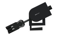 IB Connect Tischsteckdosenleiste Supra 2x T13, USB A+C, Schwarz