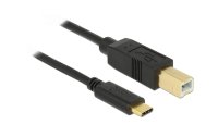 Delock USB 2.0-Kabel  USB C - USB B 3 m