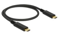 Delock USB 2.0-Kabel bis 5A Strom USB C - USB C 0.5 m