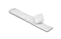 Delock Klettband 10 m x 20 mm mit Haft- und Flauschband, Weiss