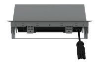 IB Connect Steckdosenleiste Box4 3x T13, 1x Cat 6, HDMI, Grau
