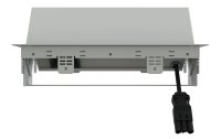 IB Connect Steckdosenleiste Box4 3x T13, 1x Cat 6, HDMI, Weiss